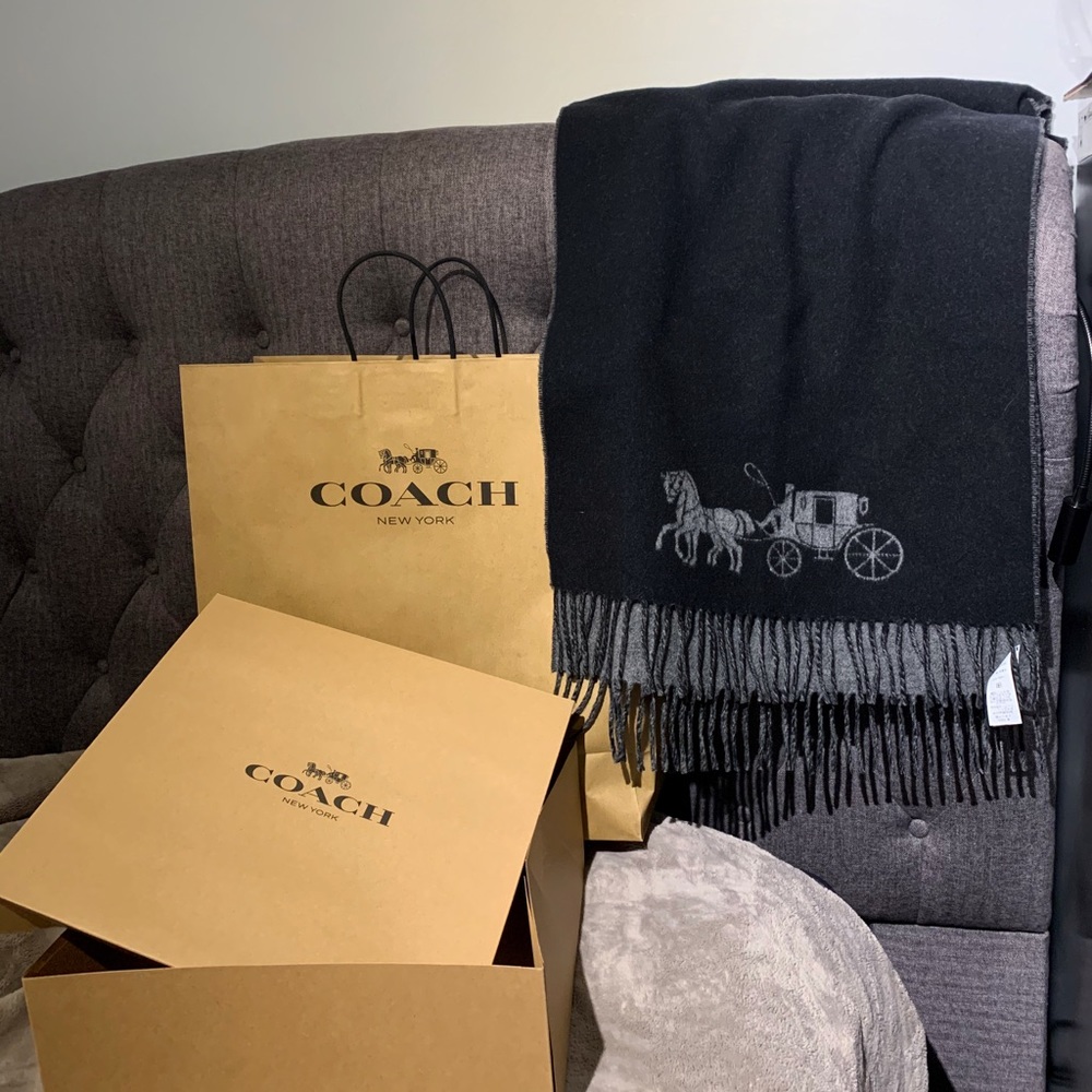 NWT Coach Scarf looks like Hermes